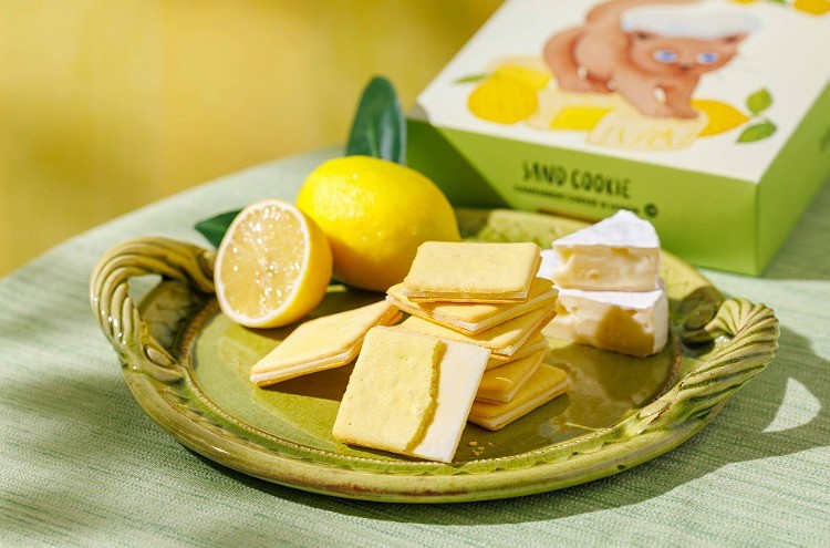 サンドクッキー（カマンベール＆レモン）18枚入 ネコシェフ公式