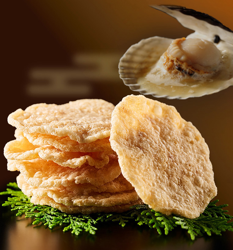 帆立天せんべい