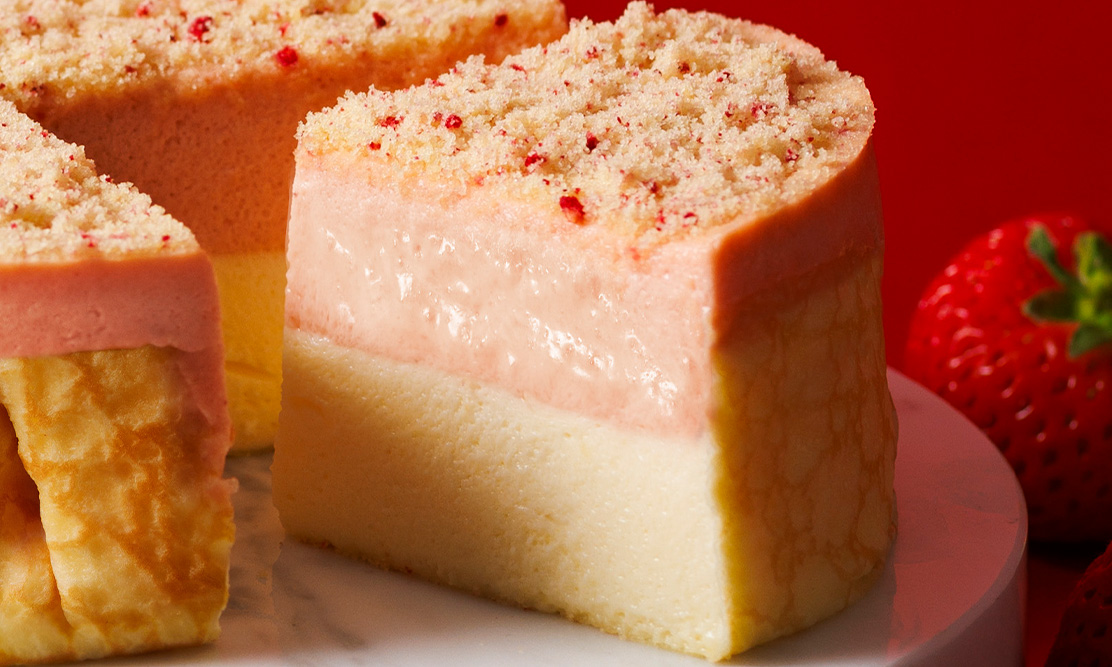 ミルクチーズケーキ苺