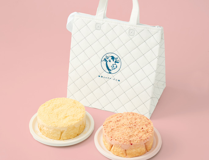 ミルクチーズケーキ苺