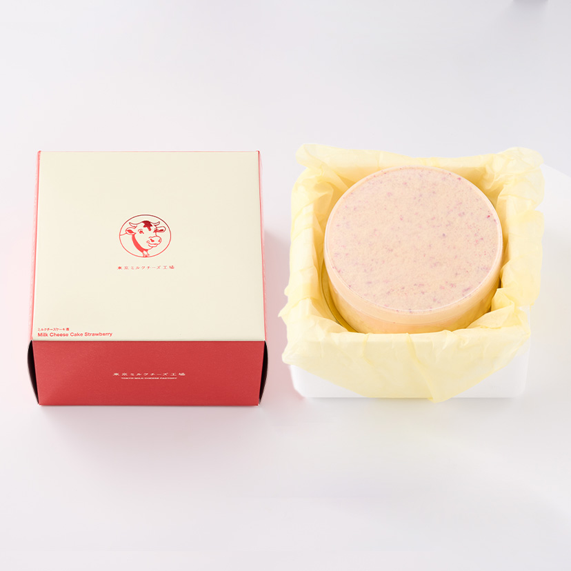 ミルクチーズケーキ苺