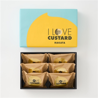 I LOVE CUSTARD CAKE６個入 夏パッケージ