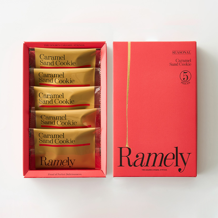 キャラメルサンドクッキー５個入