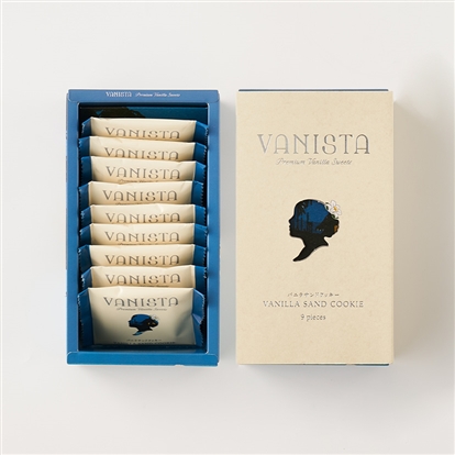 バニラサンドクッキー9枚入