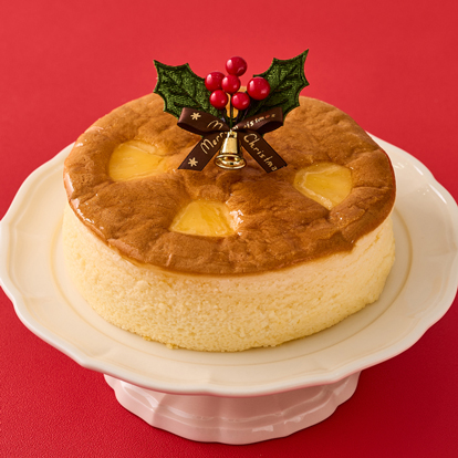 ＜クリスマスピック付＞赤い風船のチーズケーキ