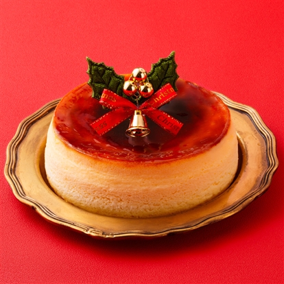 クリスマス ブリュレカスタードケーキ