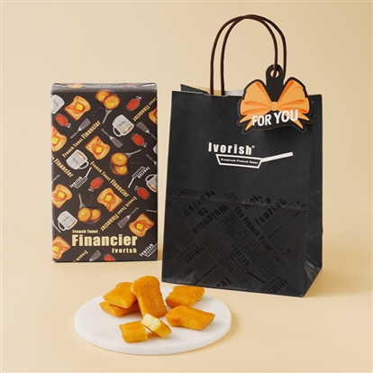 ショッパータグ付きフレンチトーストフィナンシェ12個入