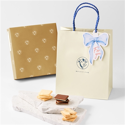 ショッパータグ付きクッキー詰合せ27枚入(ショコラ＆マスカルポーネ）