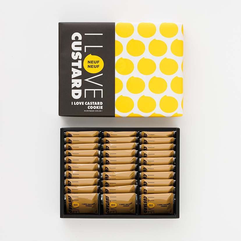 アイラブカスタードクッキー30枚入 I LOVE CUSTARD